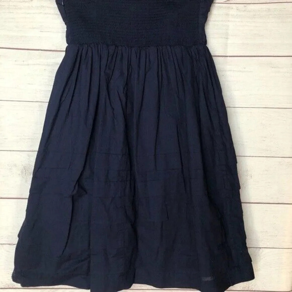 Anthropologie Maeve Height of Summer Dress NAVY 2 - Picture 9 of 11